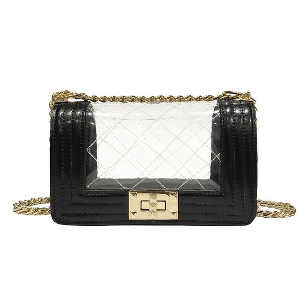 

korean ladies hand bags transparent jelly bag small purses and handbags crossbody women fashion 2018