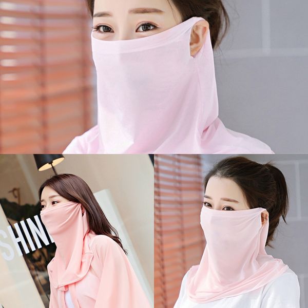 

slcia magic hat fashion scarf face windproof collars sunscreen mask scarf multiple style outdoor seamless cycling, Black