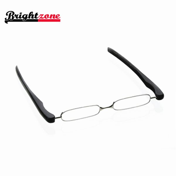 

ultra-light good quality and low price podreader fashion reading glasses mini folding glasses plastic, White;black