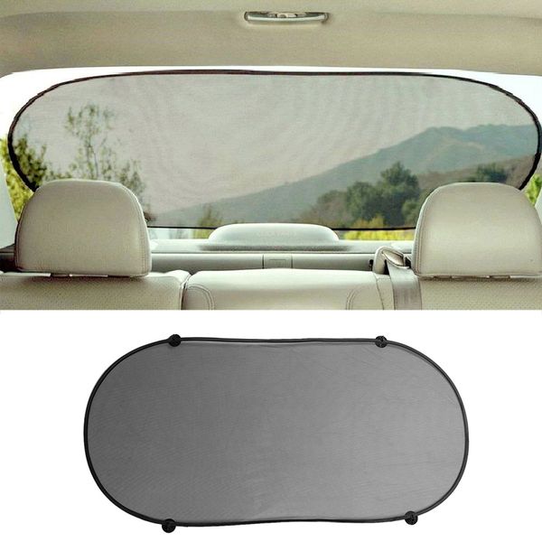 

1pc 100cm*50cm black car side rear window screen sunshade cover for car uv protection sun mesh accessories