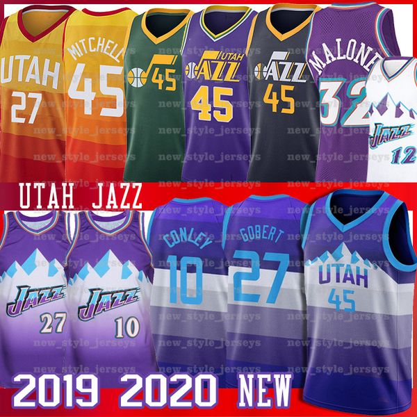 

Ncaa donovan 45 mitchell 12 tockton karl mike 10 conley 32 malone ba ketball jer ey 27 gobert gray on 2 ingle rudy