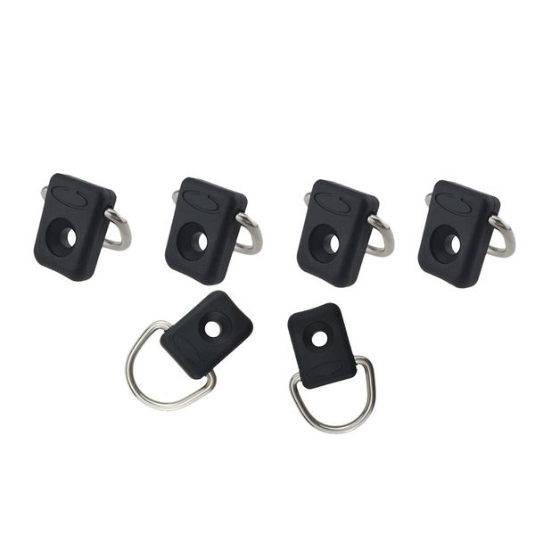 

1 piece marine canoe kayak stainless steel d-ring fishing rigging w/ screws
