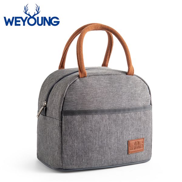 

простой и стильный женщина мужчины cooler изолированный thermo lunch box bento сумка сумка для пикника, Blue;pink