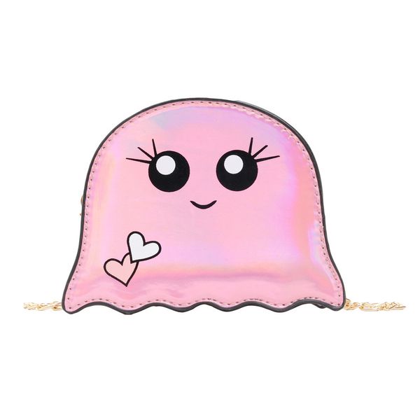 

women jellyfish-like leather crossbody bag chain weird bag exquisite girls original casual handbag interesting shoulder bags