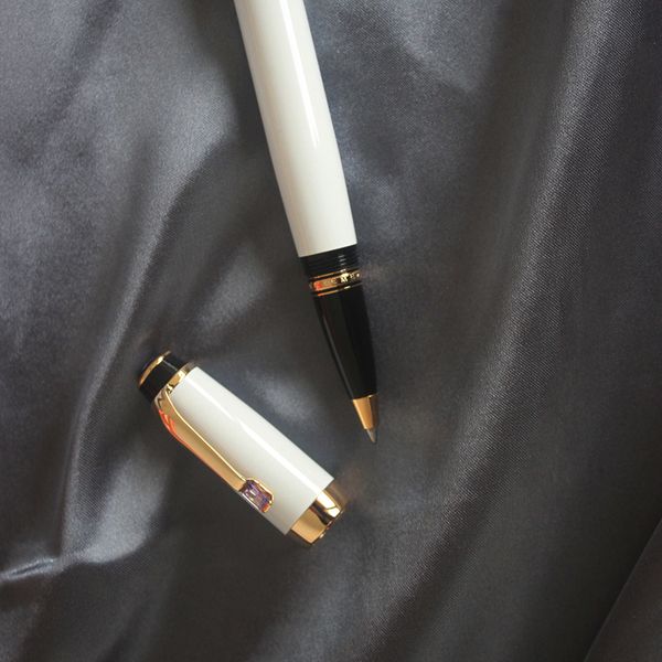 

расширенный фиолетовый алмазный ручки мужчины женщины смола роллер ручки школьные принадлежности белый толстая ручка, Blue;orange