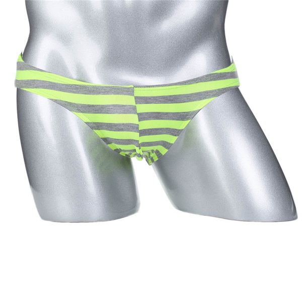 

5pcs /Lot 5 Color Sexy Gay Men Stripe Cotton Underwear Shorts Men Low Waist Underpants Soft Brief Size S M L