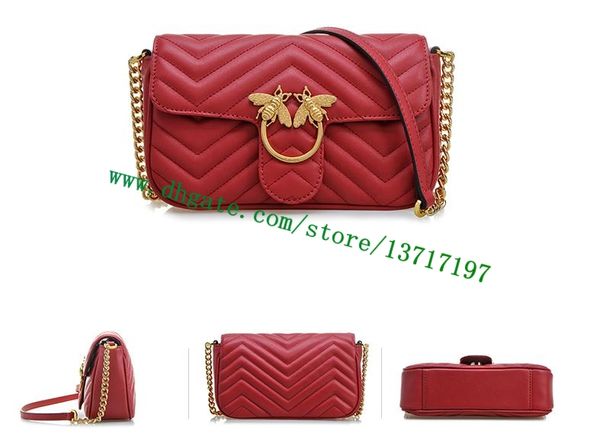 

Top Grade Solid Color Calfskin Lady Handbag Marmont matelasse Super mini bag Women Messenger Shoulder Bag Black Red Nude Pink White 476433