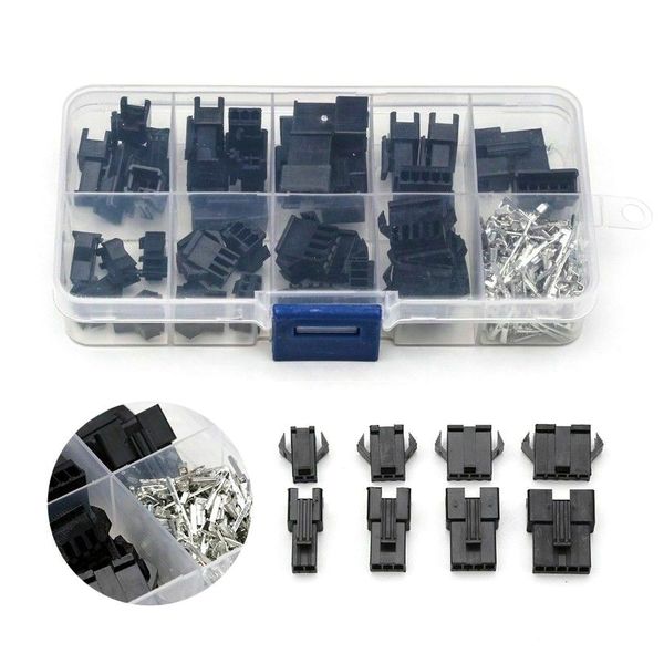 

connectors wire black terminal 2/3/4/5pin 2.54mm 200pcs/set dupont practical universal car accessories