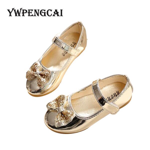 

all sizes 21-36 girls leather shoes children party princess shoes sequin bow single flats baby girl #dx009, Black;red