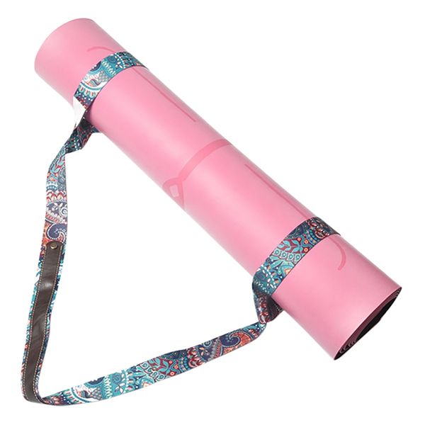 

портативный ношение yoga mat с фитнес инструменты йога аксессуары моющийся comfort ремень