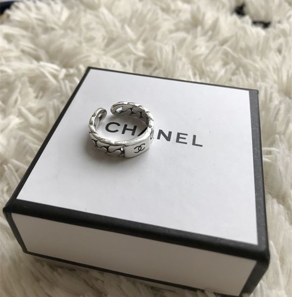 

De igner real 925 terling ilver vintage ring for women lover punk fa hion cool jewelry kull channel ring bijoux gift