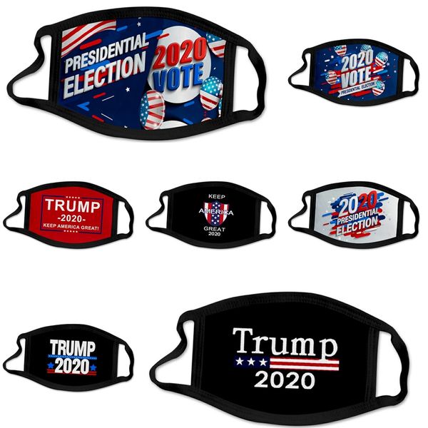 

24h ship, protective ice silk cotton designer trump face mask mascherine camouflage strawberry anti dust pm2.5 breathable mouth face mask #1