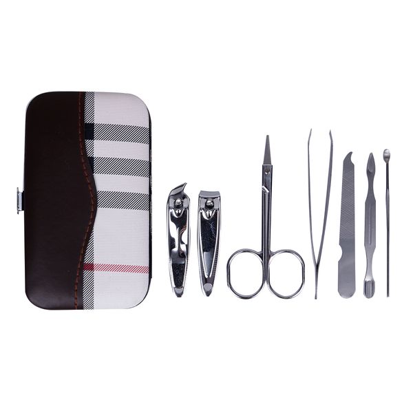 

stainless steel nail manicure sets nail tool set 7 pcs set manicure nail scissors tool manicure kit for personal hygiene