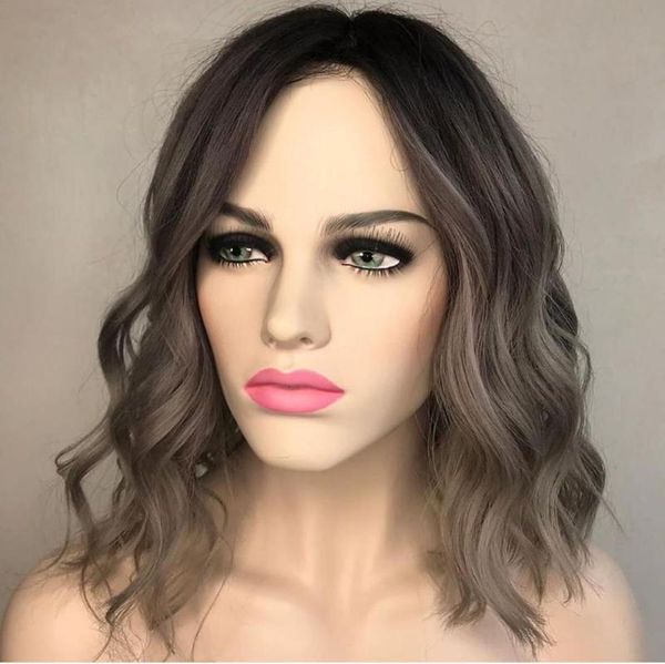 

13*6 loose wave wig lace front human wigs for women pre plucked human hair wig natural hairline linman, Black;brown