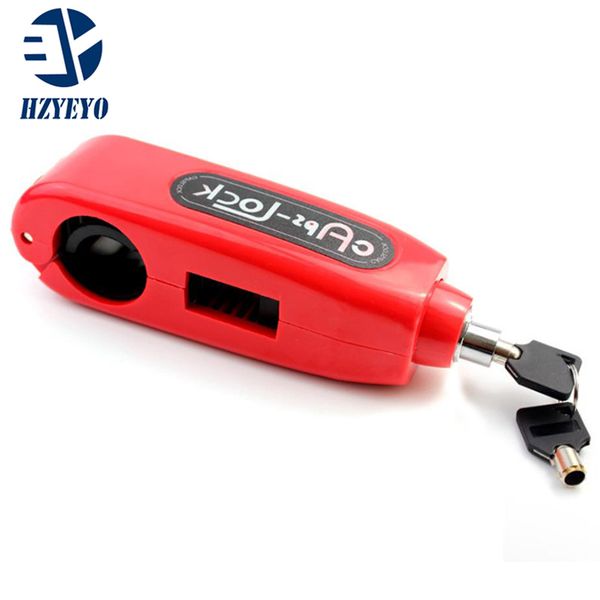 

1 pcs universal motorcycle lock scooter handlebar safety lock brake throttle grip anti theft protection security locks, p-035