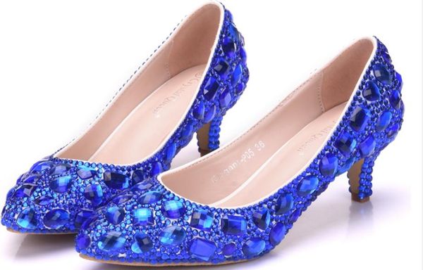 

2019 women's shoes in spring and autumn with new style high heel fine heel pointed end water drill@mm344, Black
