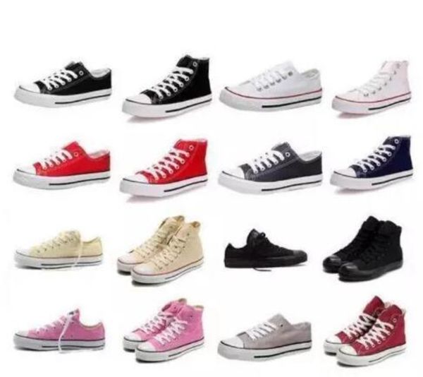 

2018 New quality Classic Low-Top & High-Top canvas Casual shoes Men's Women's canvas shoes Size EU35-46 retail