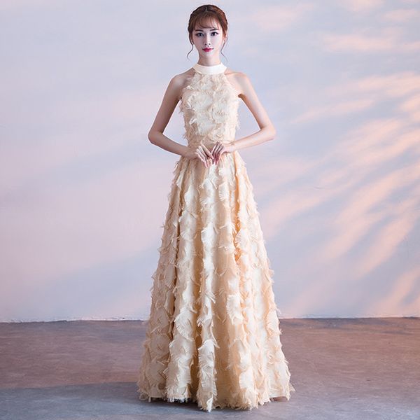 

champagne longdress women chinese traditional dress party lady elegance wedding dress vintage bridesmaid qipao evening, Red