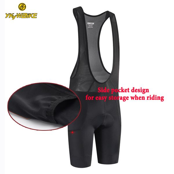 

motorcycle apparel ykywbike cycling bib shorts with side pocket culotte ciclismo hombre mountain bike pad 6 hours riding 7cm power band