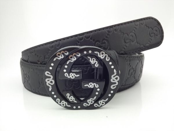 

belts for men big buckle belt fashion mens leather belts brand men women belt, Black;brown