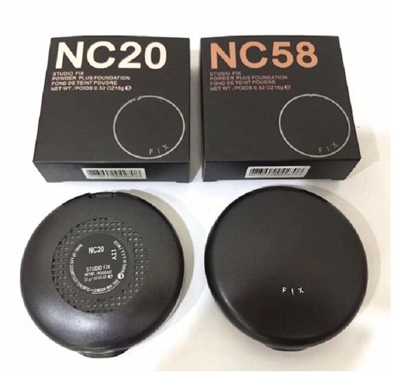 

in stockl new makeup powder nc 12 color studiu fix powders puffs foundation 15g