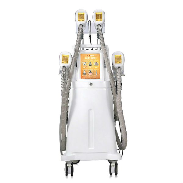 

4 cryo handles cold therapy cooling system fat e cellulite reduction vacuum pressure pn cryolipolysis machine
