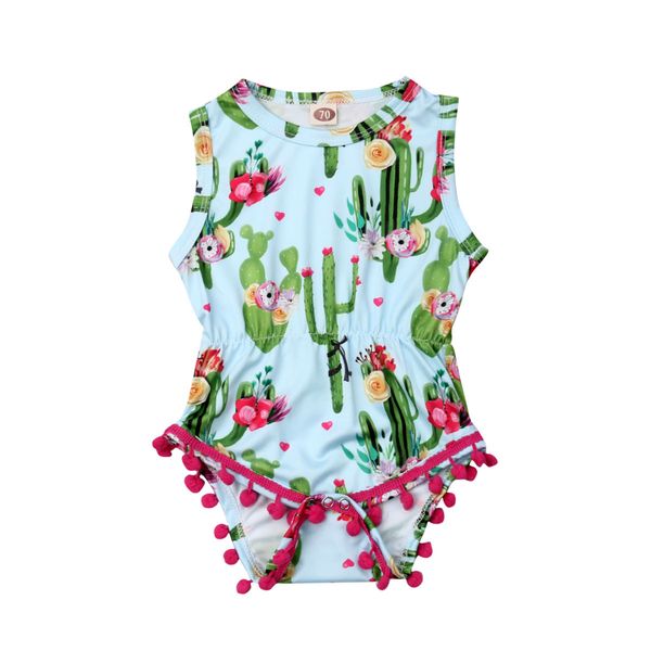 

US STOCK Newborn Baby Girls Tassel Romper Summer Jumpsuit Sunsuit Outfits 0-24M