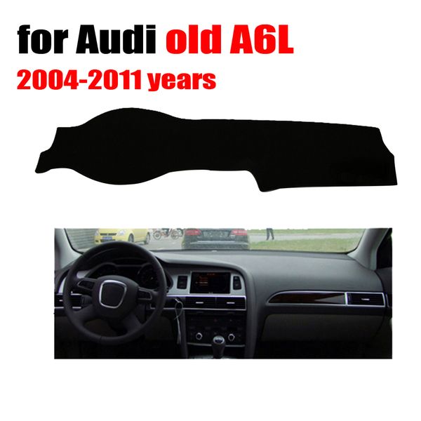 

rkac car dashboard cover mat for old a6l 2004-2011 years left hand drive dashmat pad dash covers auto dashboard accessories