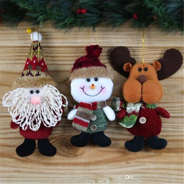 Santa Claus Snow Man Doll Christmas Decorations Xmas Tree Gadgets