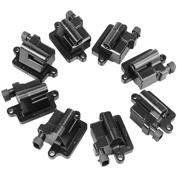 

a set of 8 square ignition coils for gmc 5.3l 6.0l 8.1l 4.8l uf271