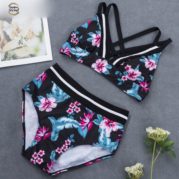 

2019 woman bikini large xl-4xl swimsuit brazilian beach bathing suit female push-up biquini women plus size swimwear, White;black