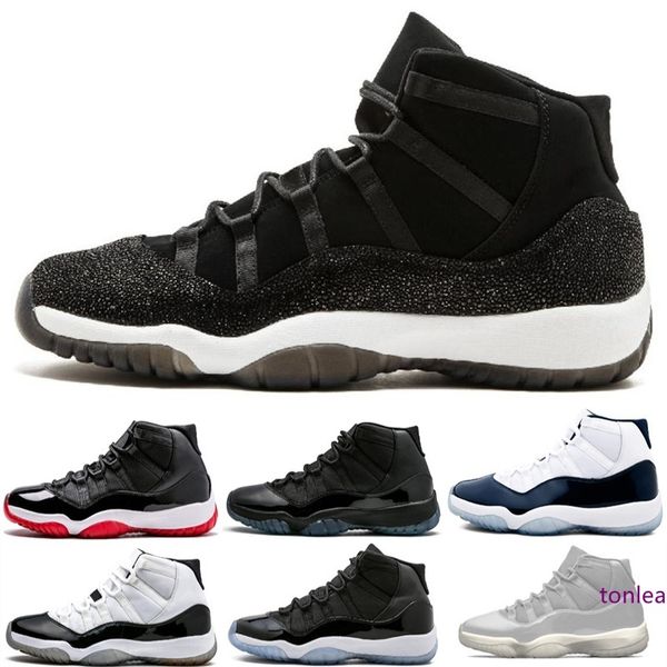 

cap and gown 11 men prom night platinum tint gym red bred prm heiress navy gum women 11s xi basketball shoes cool grey sports sneakers