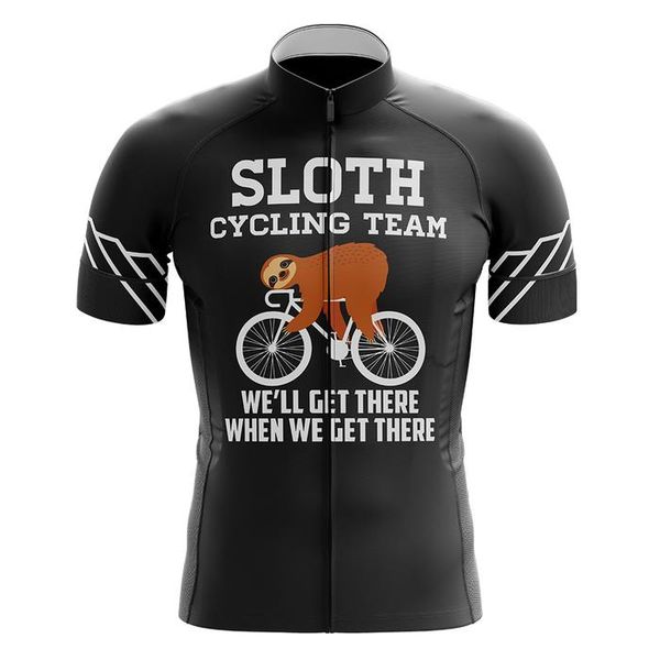 

2020 sptgrvo breathable cycling jersey short sleeve mtb bicycle clothing summer 100% polyester racing bike wear radtrikot herren, Black;red