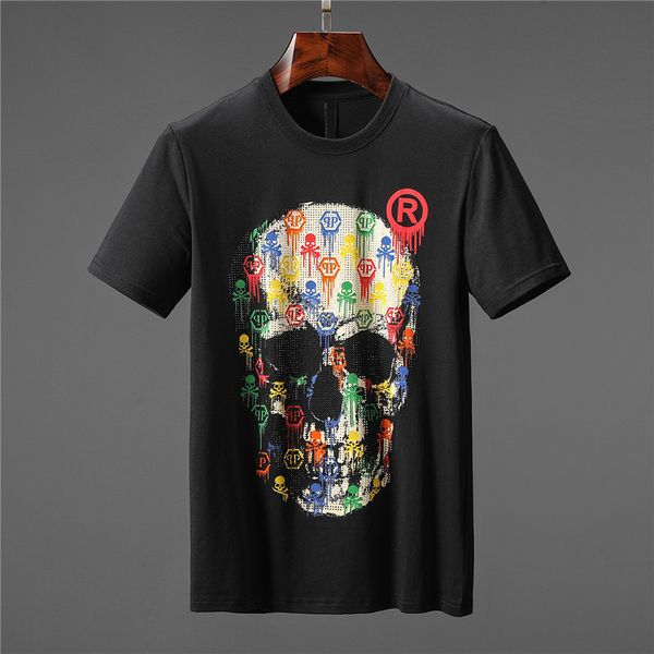 

2019 new pring and ummer fa hion brand o neck lim fit hort leeve kull t hirt men trend ca ual men t hirt