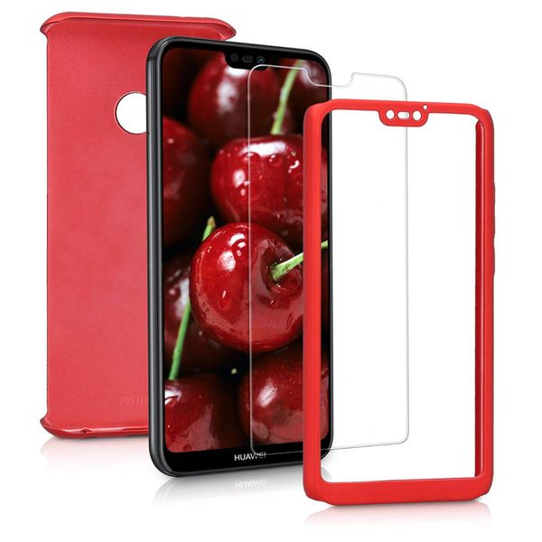 

360 hockproof protective full body 2 in 1 ca e cover with creen protector for huawei p30 p20 lite p10