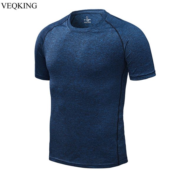

men's quick dry running t-shirts,short sleeve compression sport t-shirts,soccer sportswear,fitness gym tees shirts gym shirts, Black;red