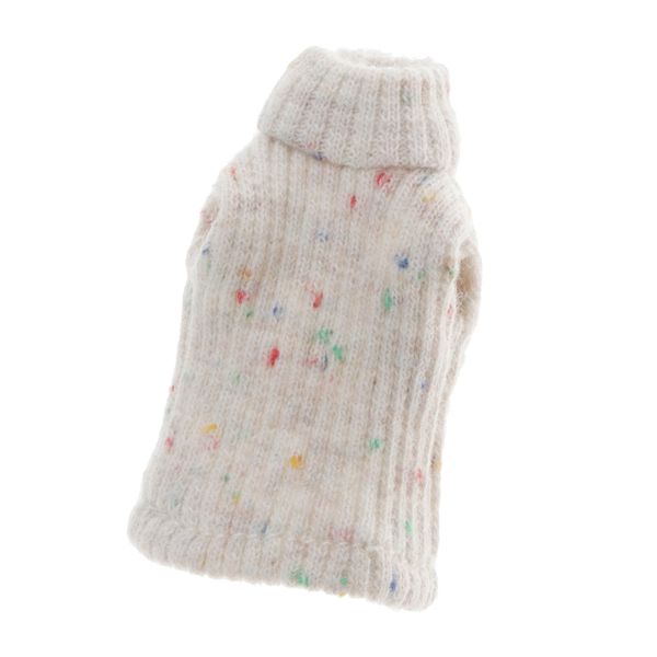 

lovely knitted turtle neck sleeveless sweater vest for ob11 dolls