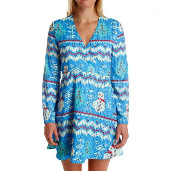 

autumn designer christmas print dresses v neck long sleeve female clothing plaid fashion style casual apparel womens, Black;gray