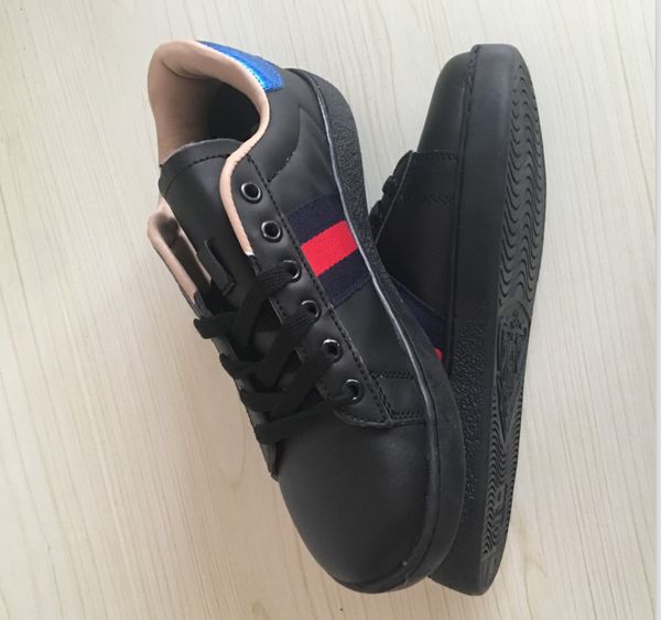 

2019 new women white luxury casual shoes ace embroidery small bee women sneakers outdoor female zapatillas walking shoes sapatos, Black