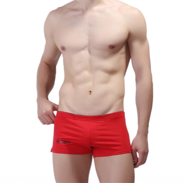 

underwear men's pirate printing low-waist small split men's boxer pants 3010dk underwear, Black;white