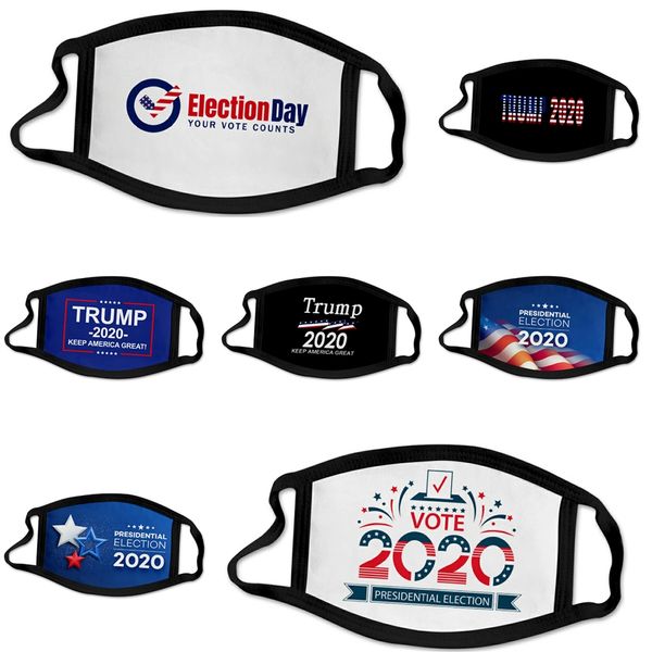 

men and women with valve face mask camouflage mask personality without filter dust mask designer trump maskst2i51038 #729, Black