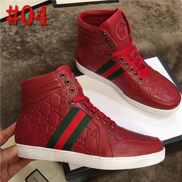 

hococal мода роскошные мужчины люксовый бренд красные нижние мужские высокого верха кроссовки мода G низкий повседневная обувь открытый свободного вождения обувь мужчин