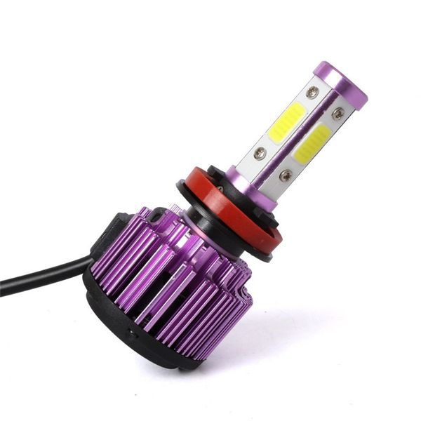 

автомобильный свет h11 20000lm 200w 6000k high beam / low beam / противотуманные фары 4 боковые cob chips десантный 19f15