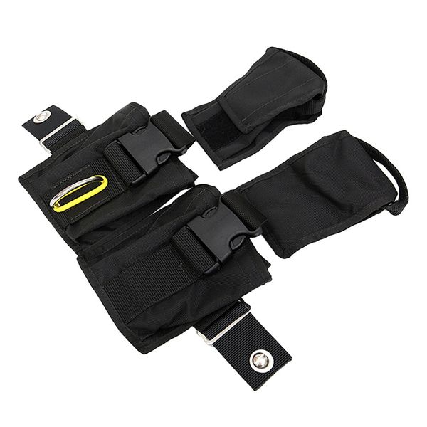 

scuba diving weight bag lead filler pouch storage pockets compact tech dive bag