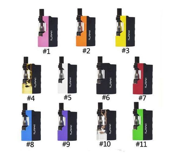 

imini Thick Oil Kit Built-in 500mAh Battery Box Mod 510 Thread New Liberty V1 Tank Wax Atomizer Vape Pen Starter Kits