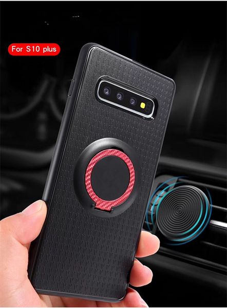 

tpu magnetic ring holder cell phone cases for iphone 11 pro samsung galaxy note 10 plus a10s a50 huawei mate 30 armor covers