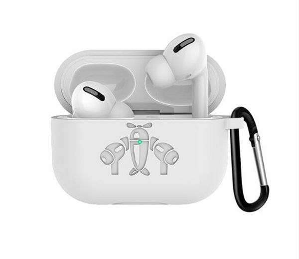 

case for airpods pro tpu soft case shield protector earphone sleeve pouch for air pods 3 anti lost hook clasp keychain