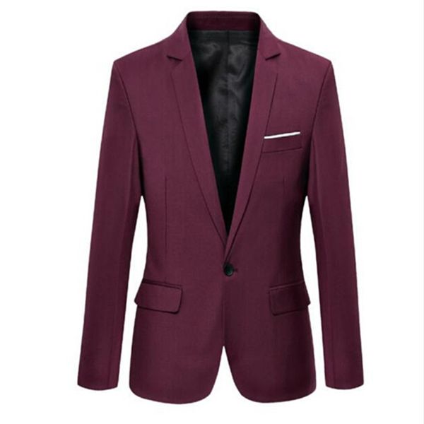 

mens korean slim fit fashion cotton blazer suit jacket black blue beige plus size m to 3xl male blazers mens coat wedding dress, White;black