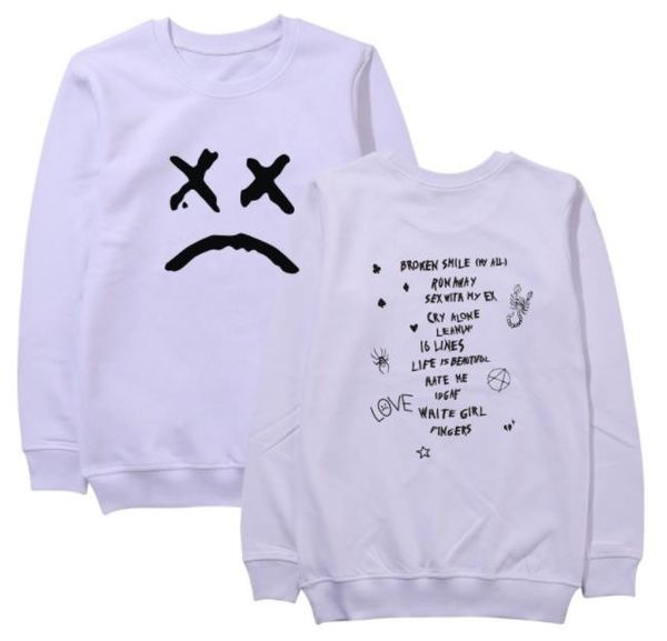 

nipsey hussle women designer hoodies long sleeved letters printed lil peep sweatshirts women rap clothes ing, Black