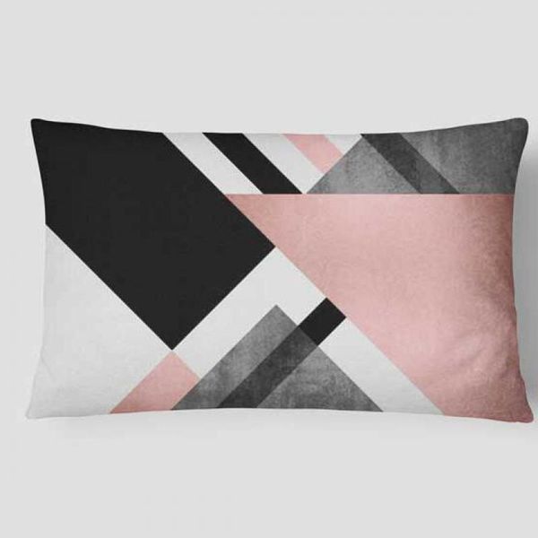 

simple geometric pillow rhombus square mountain sunset bedding set cushion nordic modern minimalist home docor for living room